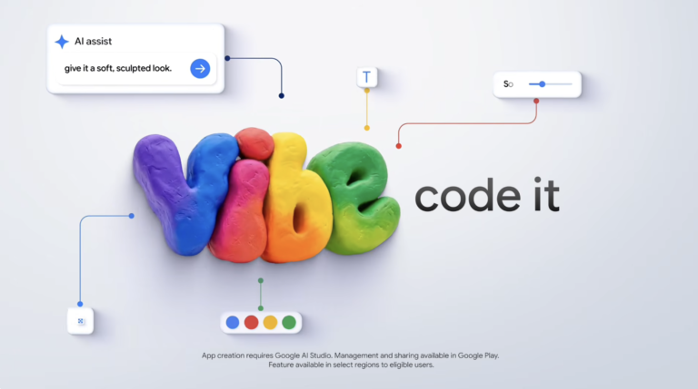 Google - vibe code Android apps with Google Play
