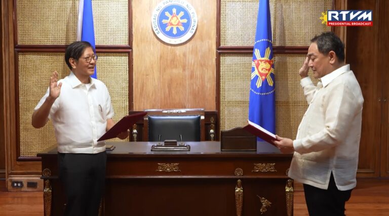 New DICT Secretary Robert Joseph de Claro and PBBM